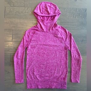 The North Face Go Seamless Pullover Hoodie Fuchsia Pink Heather